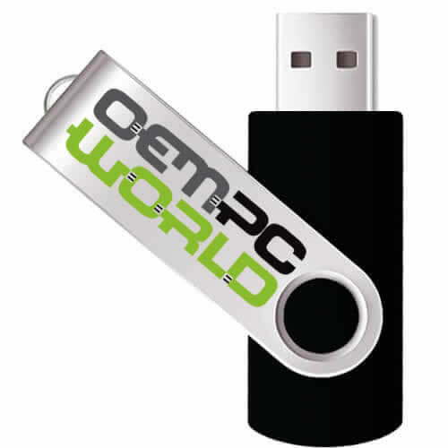 GoRAM Custom Logo 128MB UDF120-128MB-LOGO Swivel