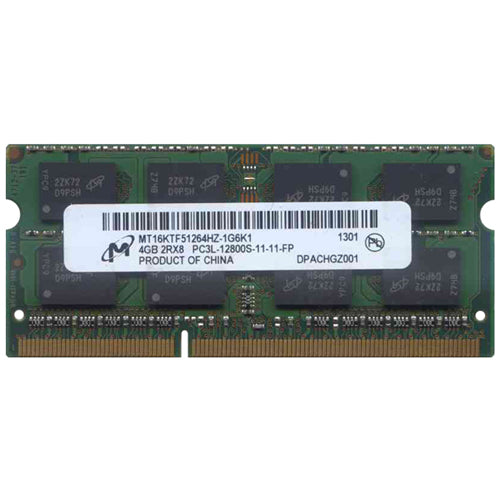 Micron 4GB MT16KTF51264HZ-1G6K1 DDR3-1600 SODIMM PC3-12800 NON-ECC