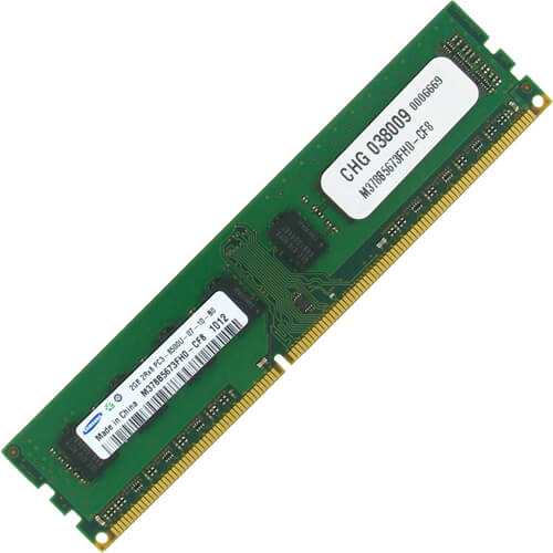 Samsung 2GB M378B5673FH0-CF8 DDR3-1066 UDIMM PC3-8500 NON-ECC