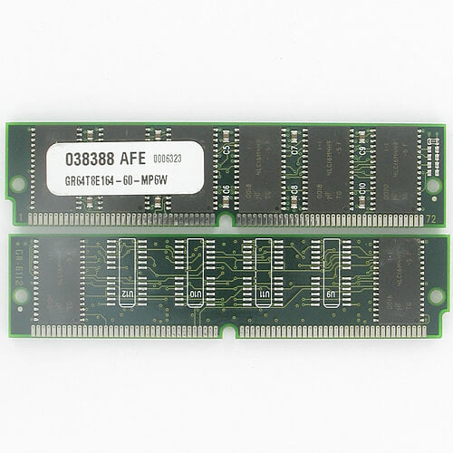 GoRAM 64MB GR64T8E164-60-MP6W SIMM 60ns NON-ECC