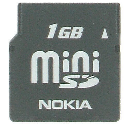 Nokia 1GB 1GBMINISD miniSD Memory Card 60X