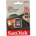 SanDisk Ultra 16GB SDSDUNC-016G-GN6IN SDHC Memory Card C10 UHS-I
