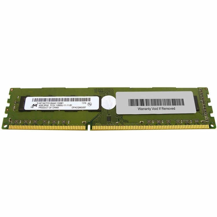 Micron 4GB MT16KTF51264AZ-1G6M1 DDR3-1600 UDIMM PC3-12800 NON-ECC