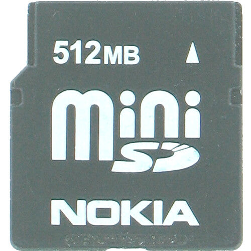 Nokia 512MB SDSDM-512 miniSD Memory Card 60X