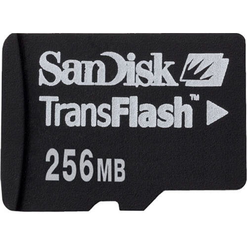 SanDisk 256MB SDSQCJP-256 microSD Memory Card 80X