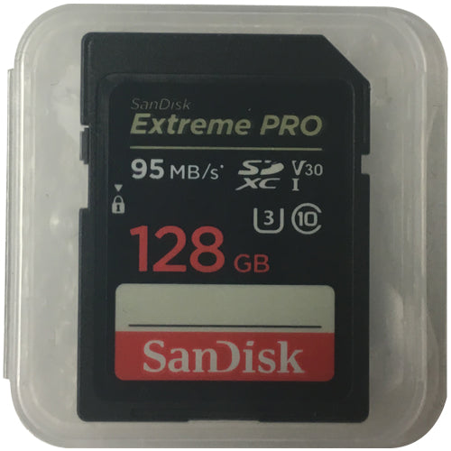 SanDisk Extreme Pro 128GB SDSDXXD-128G SDXC Memory Card C10 U3 V30 UHS-I