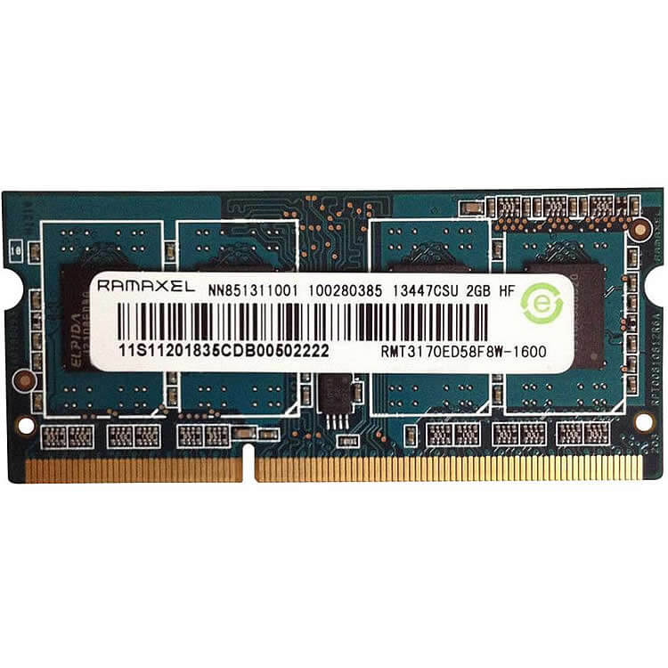 Samsung 2GB RMT3170ED58F8W-1600 DDR3-1600 SODIMM PC3-12800 NON-ECC
