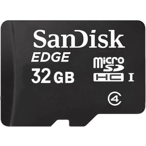 SanDisk Edge 32GB SDSDQAB-032G microSDHC Memory Card C4 UHS-I