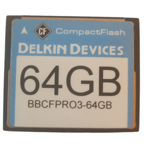 Delkin 64GB BBCFPRO3-64GB-DK CF Card 450X