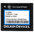Delkin 512MB CFX512E4G1-DABEG00 CF Card 53X