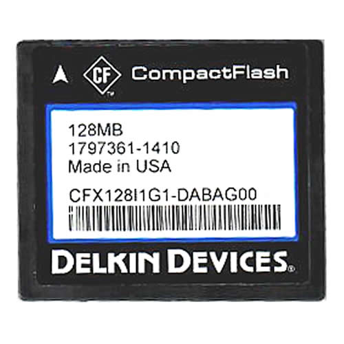 Delkin 128MB CFX128I1G1-DABAG00 CF Card 433X