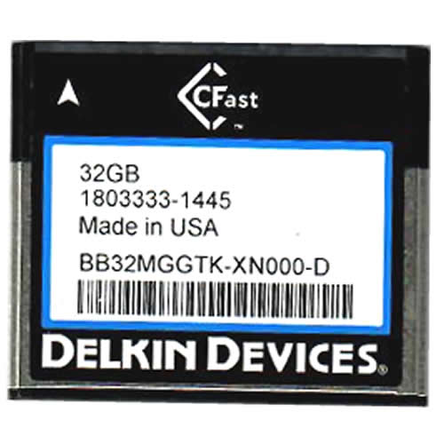 Delkin 32GB BB32MGGTK-XN000-D CFAST 300X