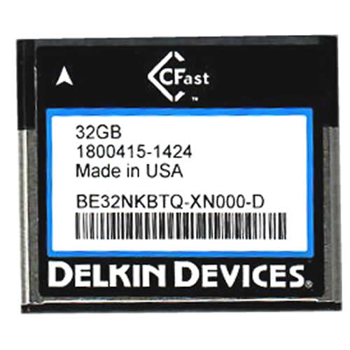 Delkin 32GB BE32NKBTQ-XN000-D CFAST 300X
