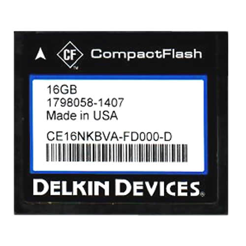 Delkin 16GB CE16NKBVA-FD000-D CF Card 40X