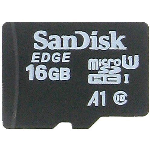 SanDisk Edge 16GB SDSDQAD-016G microSDHC Memory Card C10 U1 A1 UHS-I