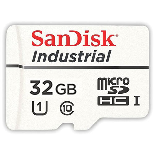SanDisk Industrial MLC 32GB SDSDQAF3-032G-I microSDHC Memory Card C10 U1 UHS-I