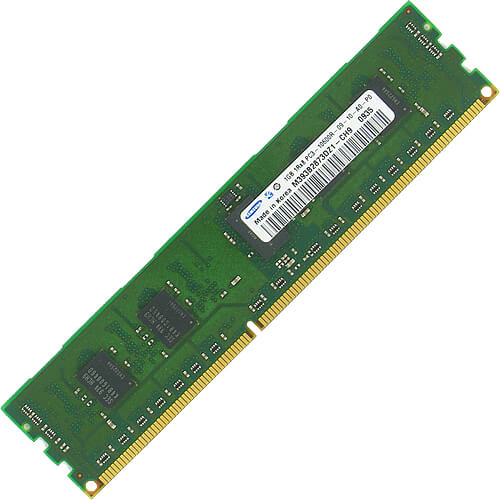 Samsung  1GB M393B2873DZ1-CH9 DDR3-1333 RDIMM PC3-10600 ECC