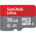 SanDisk Sandisk Ultra 16GB SDSQUAR-016G microSDHC Memory Card C10 A1 UHS-I