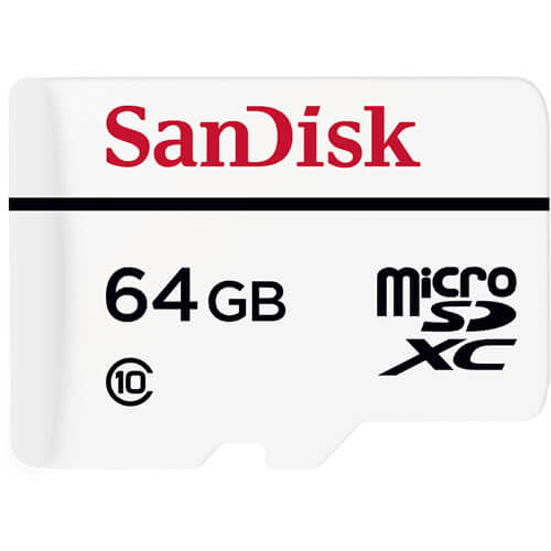 SanDisk High Endurance 64GB SDSDQQ-064G microSDXC Memory Card C10