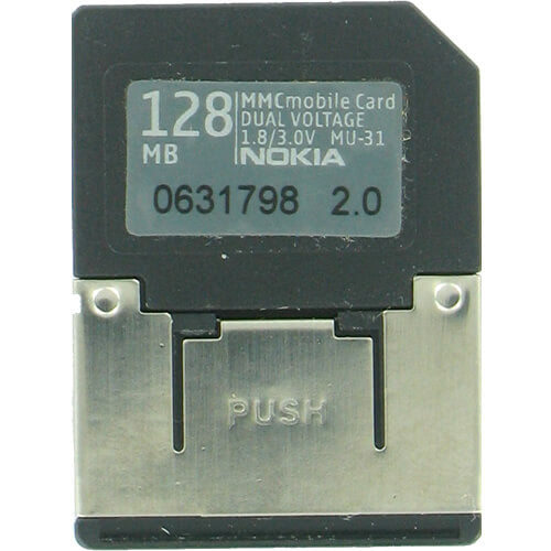 Nokia  128MB MC1GH128DBCA-7A MMC Mobile Memory Card 40X