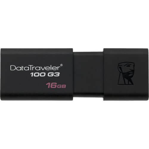 Kingston DataTraveler 100 G3 16GB DT100G3/16GB USB 3.1 Flash Drive