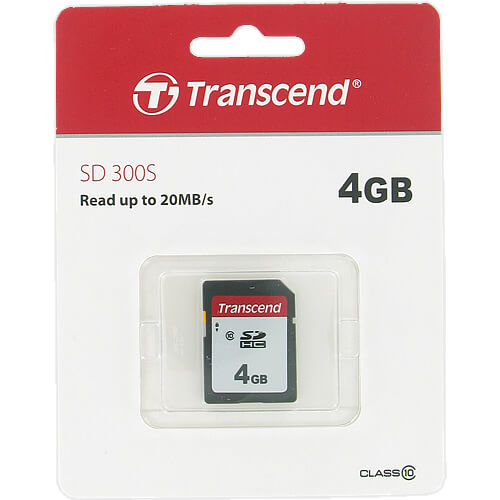 Transcend 300S 4GB TS4GSDC300S SDHC Memory Card C10