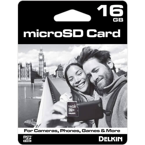Delkin  16GB DMSD-G-16GB microSDHC Memory Card C4