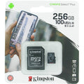 Kingston Canvas Select Plus 256GB SDCS2/256GB microSDXC Memory Card C10 U3 V30 A1 UHS-I