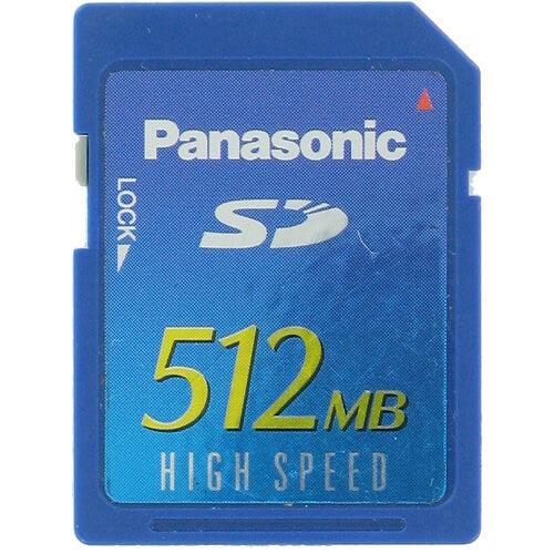 Panasonic  512MB RP-SD512B SD Memory Card 100X