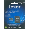 Lexar  256GB LSDMI256BB633A microSDXC Memory Card C10 U3 V30 A1 UHS-I