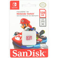 SanDisk Nintendo Switch 128GB SDSQXAO-128G-GNCZN microSDXC Memory Card C10 UHS-I