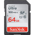 SanDisk Ultra 64GB SDSDUNR-064G SDXC Memory Card C10 U1 UHS-I