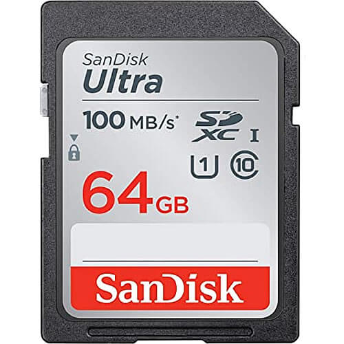 SanDisk Ultra 64GB SDSDUNR-064G SDXC Memory Card C10 U1 UHS-I