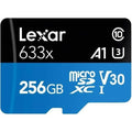 Lexar  256GB LSDMI256BBAP633A microSDXC Memory Card C10 U3 V30 A1 UHS-I