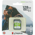 Kingston Canvas Select Plus 128GB SDS2/128GB SDXC Memory Card C10 U3 V30 UHS-I