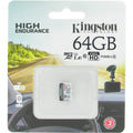 Kingston High Endurance 64GB SDCE/64GB microSDXC Memory Card C10 U1 V10 A1 UHS-I