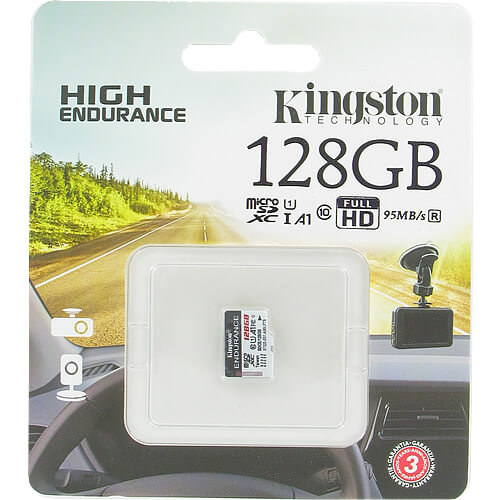 Kingston High Endurance 128GB SDCE/128GB microSDXC Memory Card C10 U1 V10 A1 UHS-I