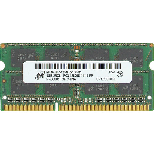 Micron  4GB MT16JTF51264HZ-1G6M1 DDR3-1600 SODIMM PC3-12800 NON-ECC