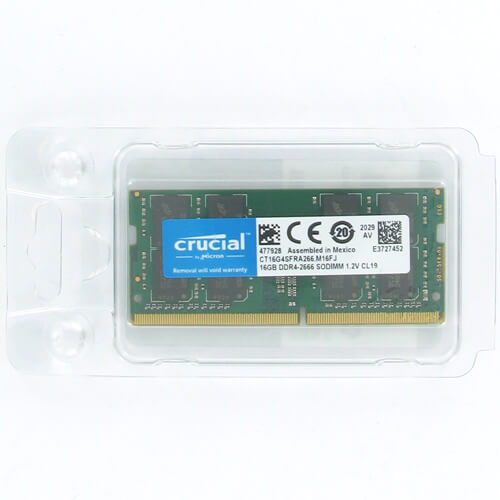 Crucial  16GB CT16G4SFA266.M16FJ DDR4-2666 SODIMM PC4-21300 NON-ECC