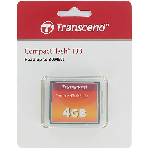 Transcend  4GB TS4GCF133 CF Card 133X