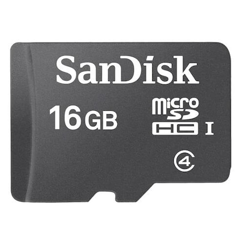 SanDisk  16GB SDSDQM-016G microSDHC Memory Card C4 UHS-I