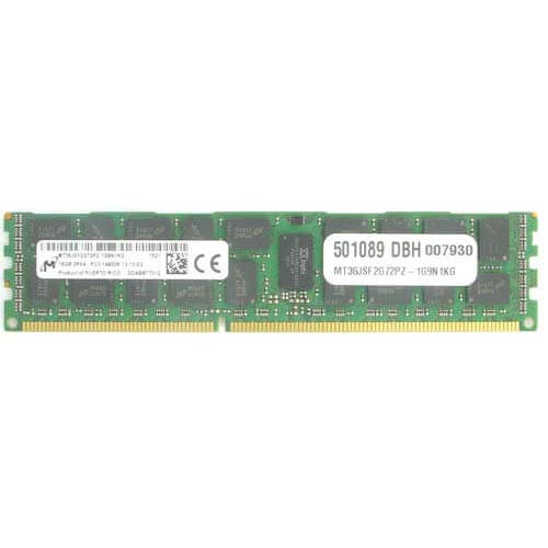 Micron  16GB MT36JSF2G72PZ-1G9N1KG DDR3-1866 RDIMM PC3-14900 ECC
