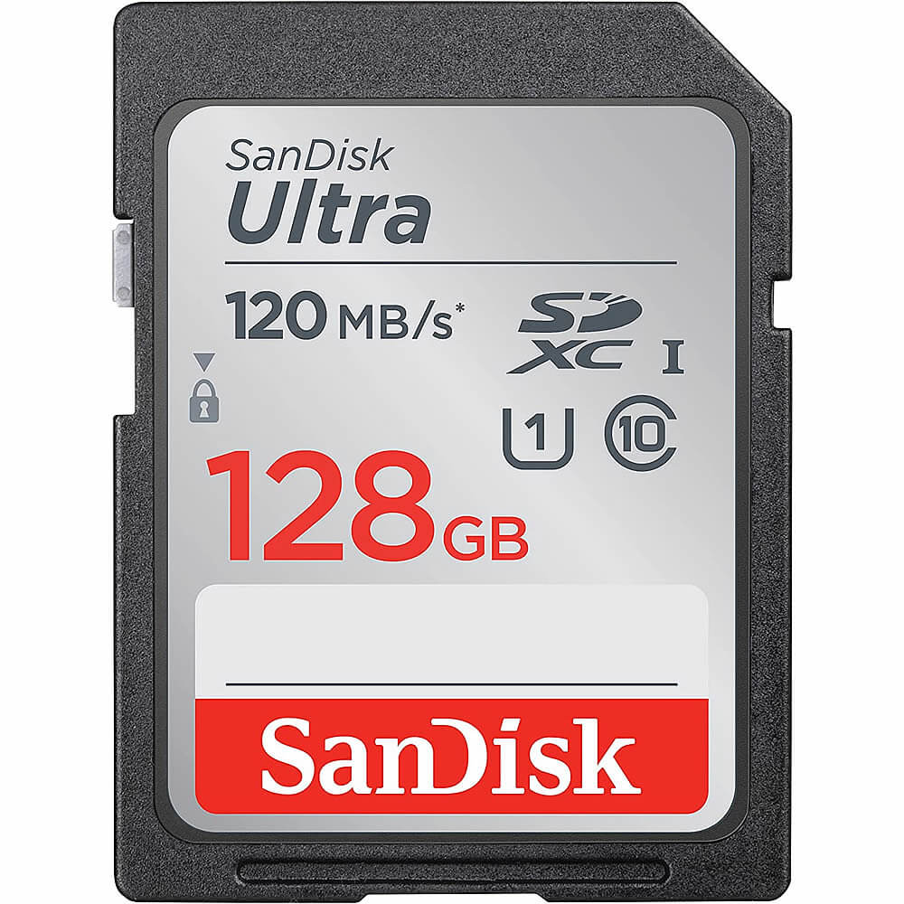 SanDisk Ultra 128GB SDSDUN4-128G SDXC Memory Card C10 U1 UHS-I