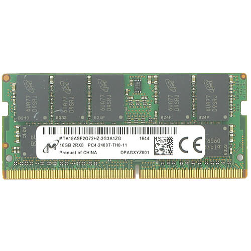 Micron  16GB MTA18ASF2G72HZ-2G3A1 DDR4-2400 SODIMM PC4-19200 ECC