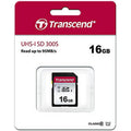 Transcend 300S 16GB TS16GSDC300S SDHC Memory Card C10 U1 UHS-I