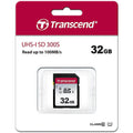 Transcend 300S 32GB TS32GSDC300S SDHC Memory Card C10 U1 UHS-I