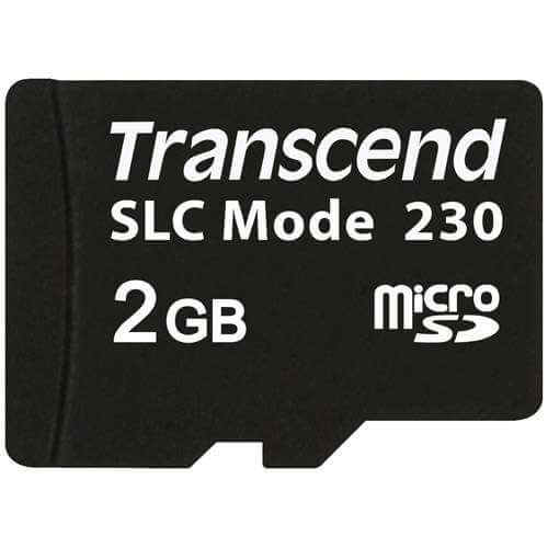 Transcend 230I 2GB TS2GUSD230I microSD Memory Card C10