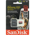 SanDisk Extreme Pro 32GB SDSQXCG-032G-GN6MA microSDHC Memory Card C10 U3 V30 A1 UHS-I