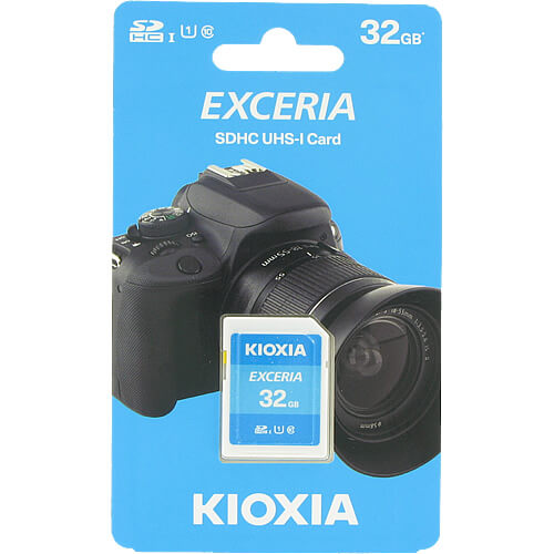 Kioxia Exceria 32GB LNEX1L032GG4 SDHC Memory Card C10 U1 UHS-I