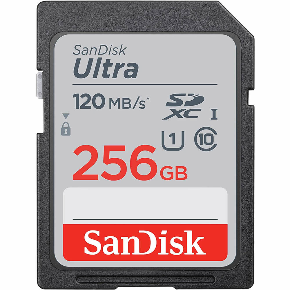 SanDisk Ultra 256GB SDSDUN4-256G SDXC Memory Card C10 U1 UHS-I